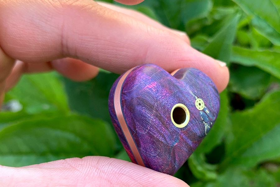 BYRDWOOD Heart Bead