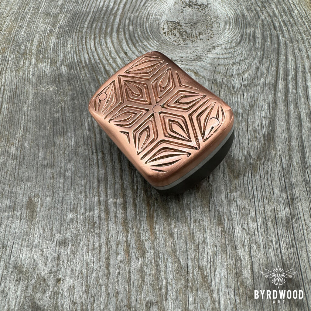 BYRDWOOD No Worries Stone Etched Copper GROKKO 432 Collab